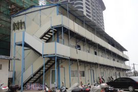 Nhà lắp ghép 3 tầng siêu nhẹ